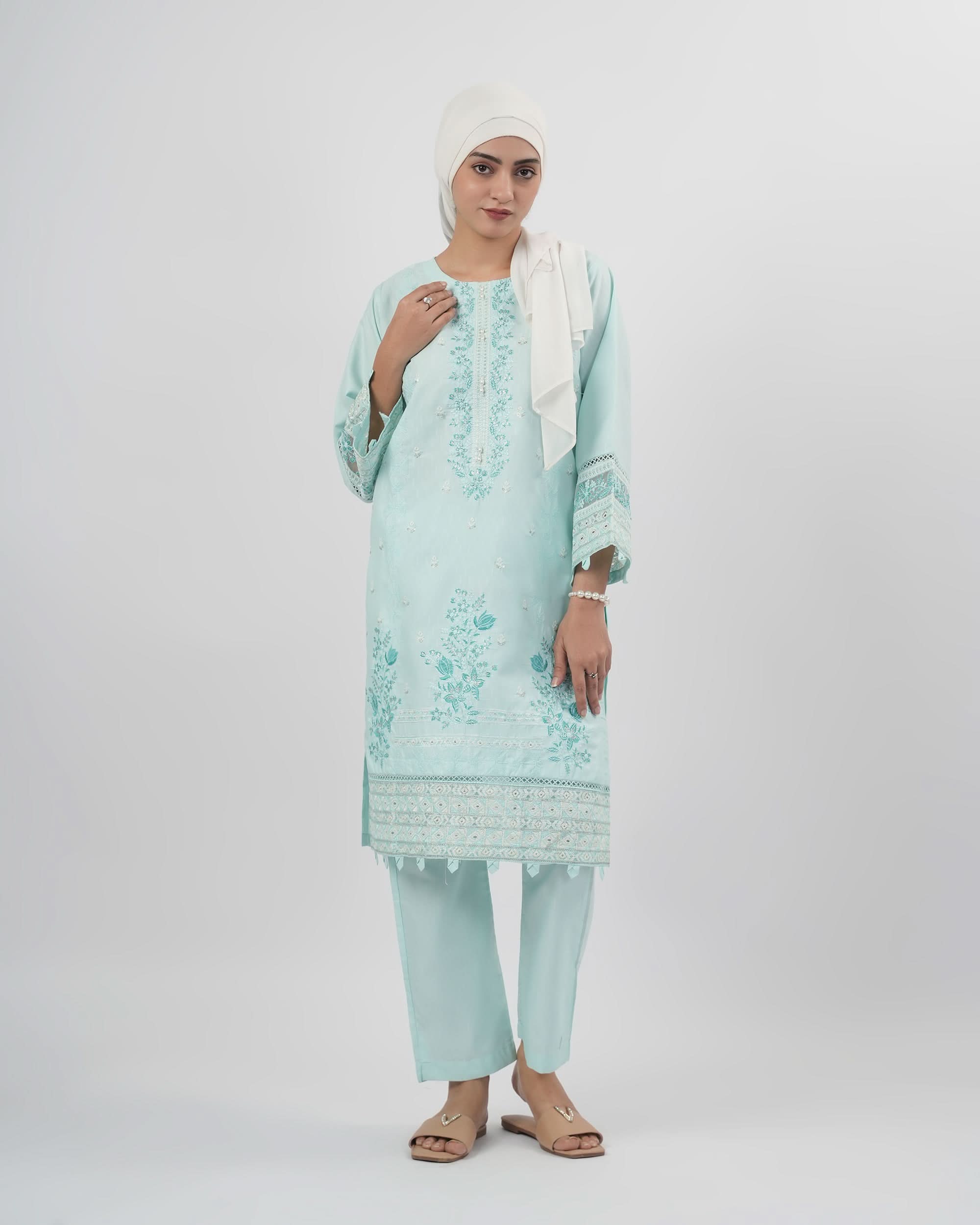 Valuables Women Embroidered 2Pcs Suit, Women Shalwar Suits, Chase Value, Chase Value