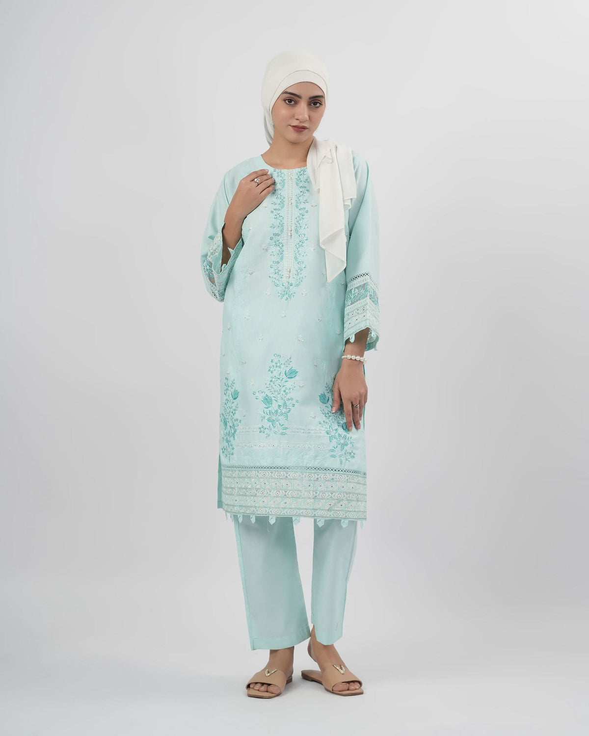 Valuables Women Embroidered 2Pcs Suit, Women Shalwar Suits, Chase Value, Chase Value