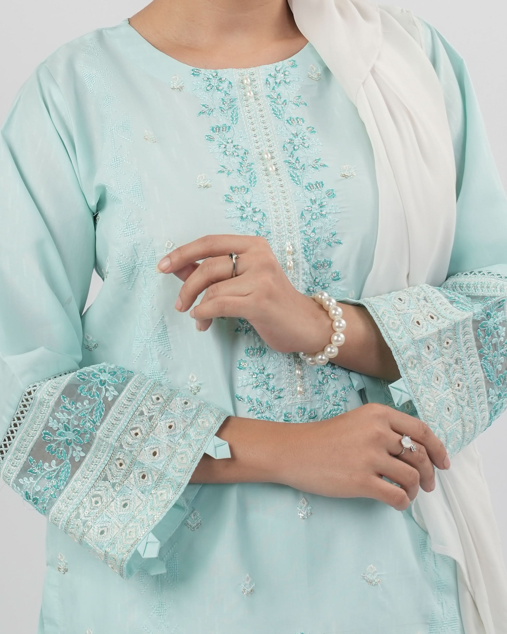 Valuables Women Embroidered 2Pcs Suit, Women Shalwar Suits, Chase Value, Chase Value