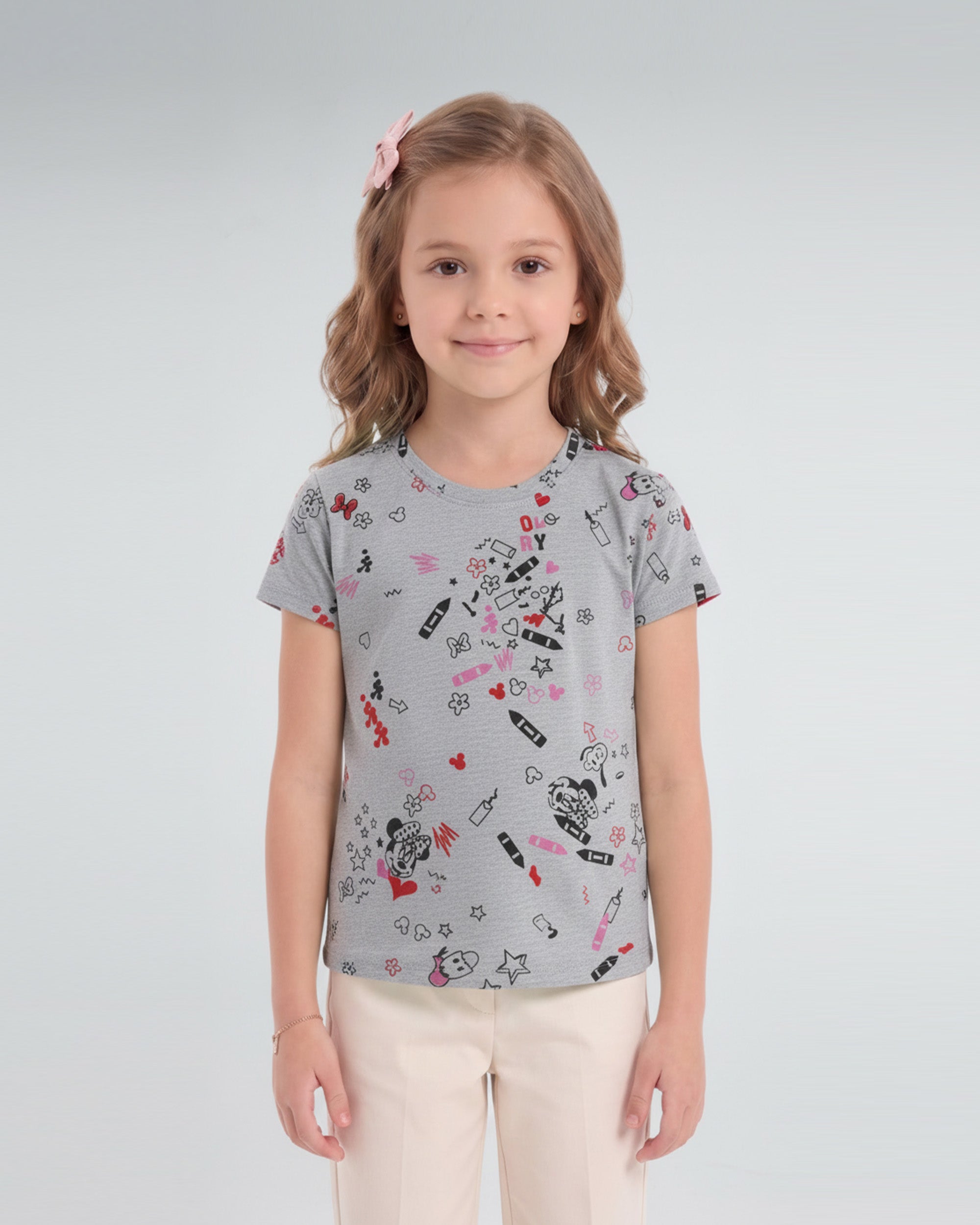 Valuables Girls' Half Sleeve T-Shirt