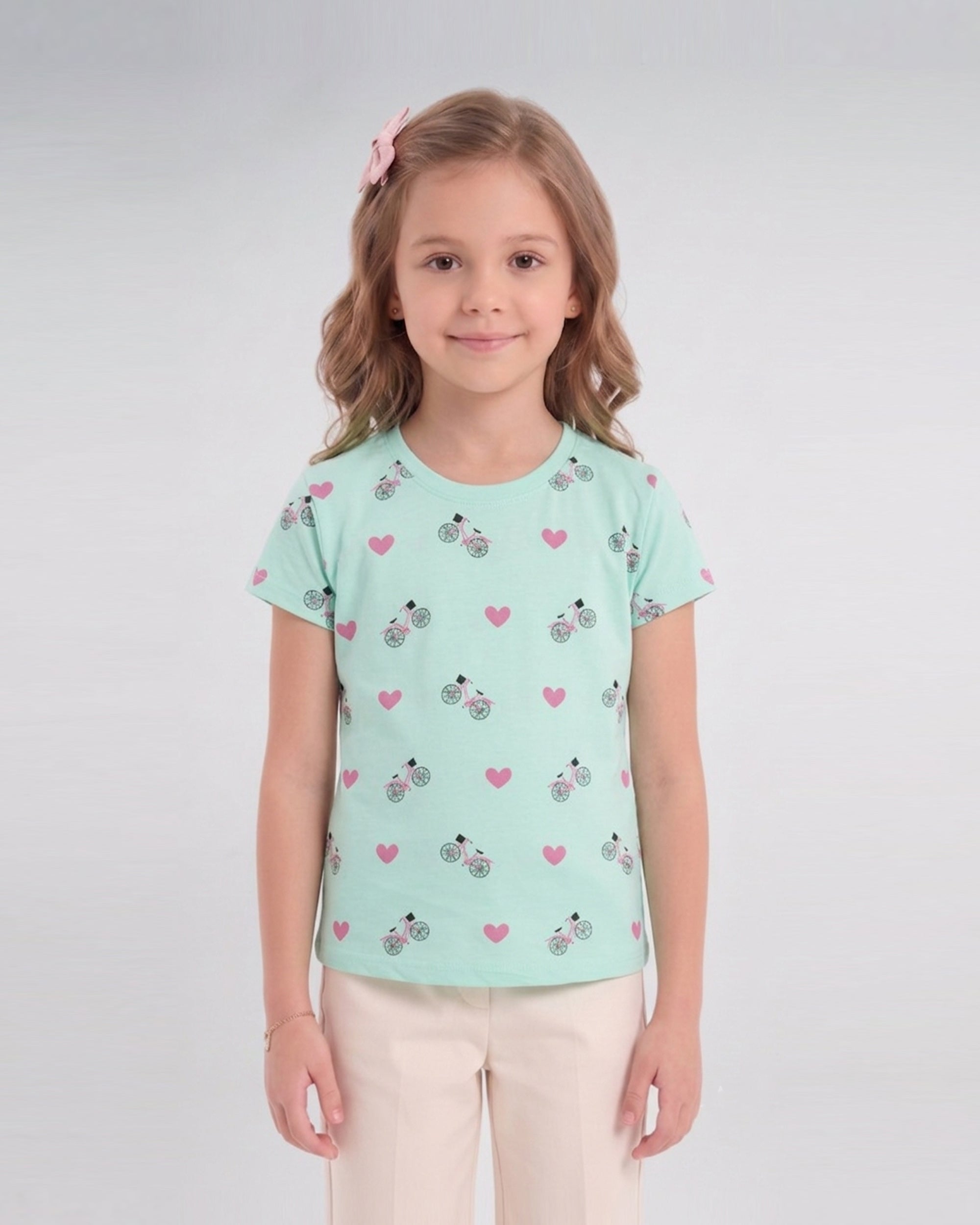 Valuables Girls' Half Sleeve T-Shirt