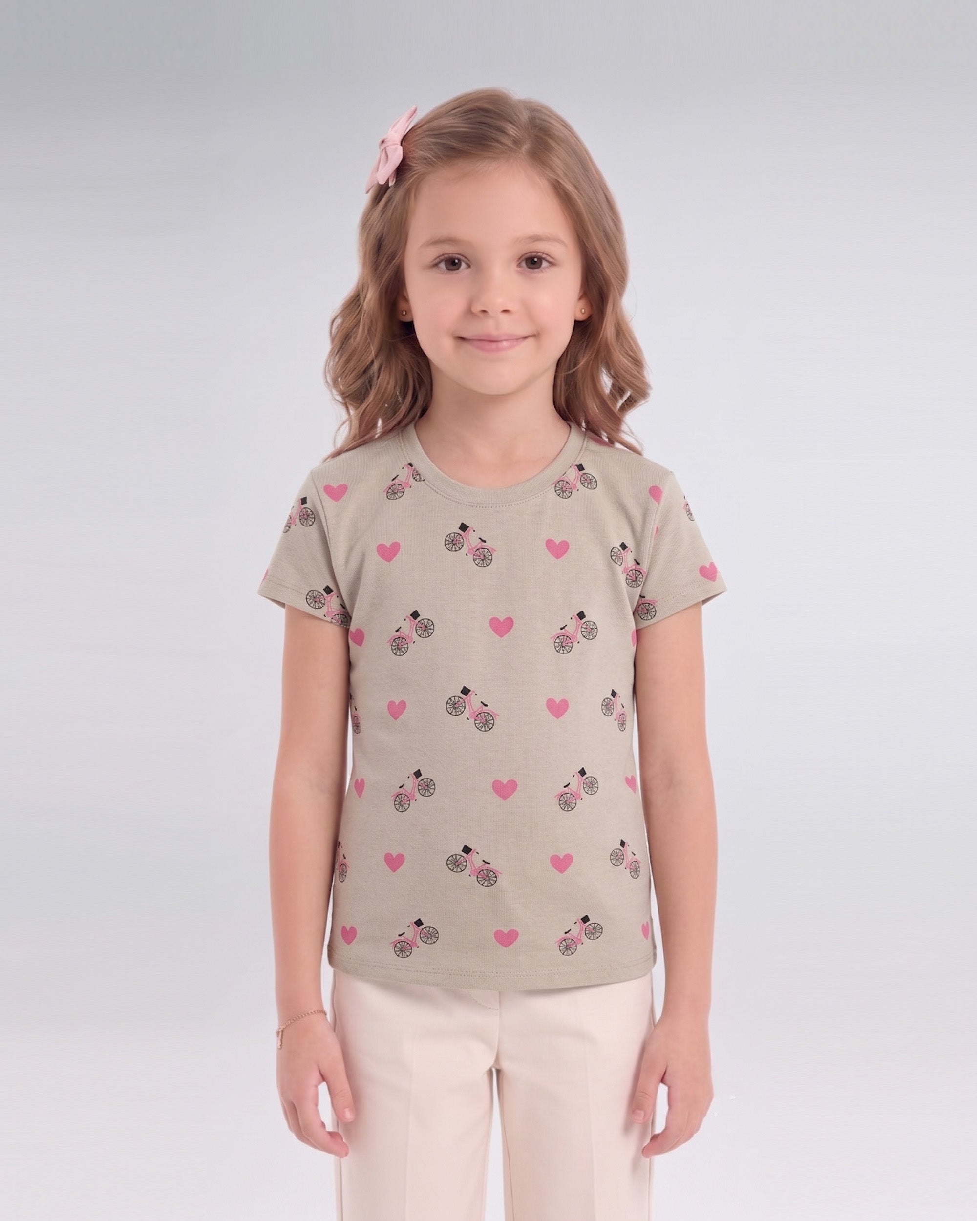 Valuables Girls' Half Sleeve T-Shirt