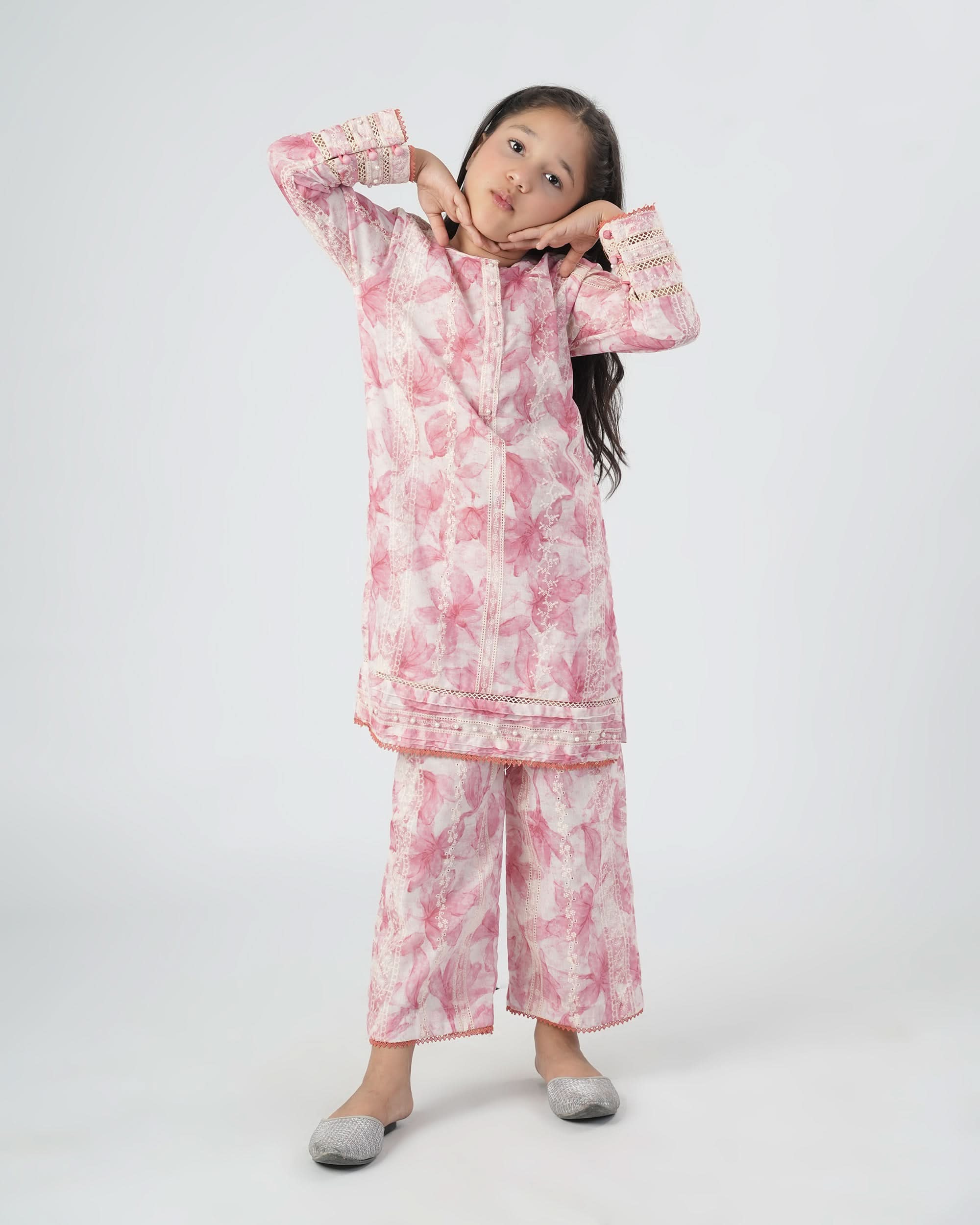 Eminent Girls Embroidered Shalwar Kameez, Girls Shalwar Kameez, Eminent, Chase Value