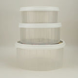 Sweety Box Set (3 in 1) - White, Storage Boxes, Chase Value, Chase Value