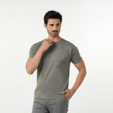 Eminent Men's Round Neck Half Sleeves T-Shirt - Dusty Olive, Men's T-Shirts & Polos, Eminent, Chase Value