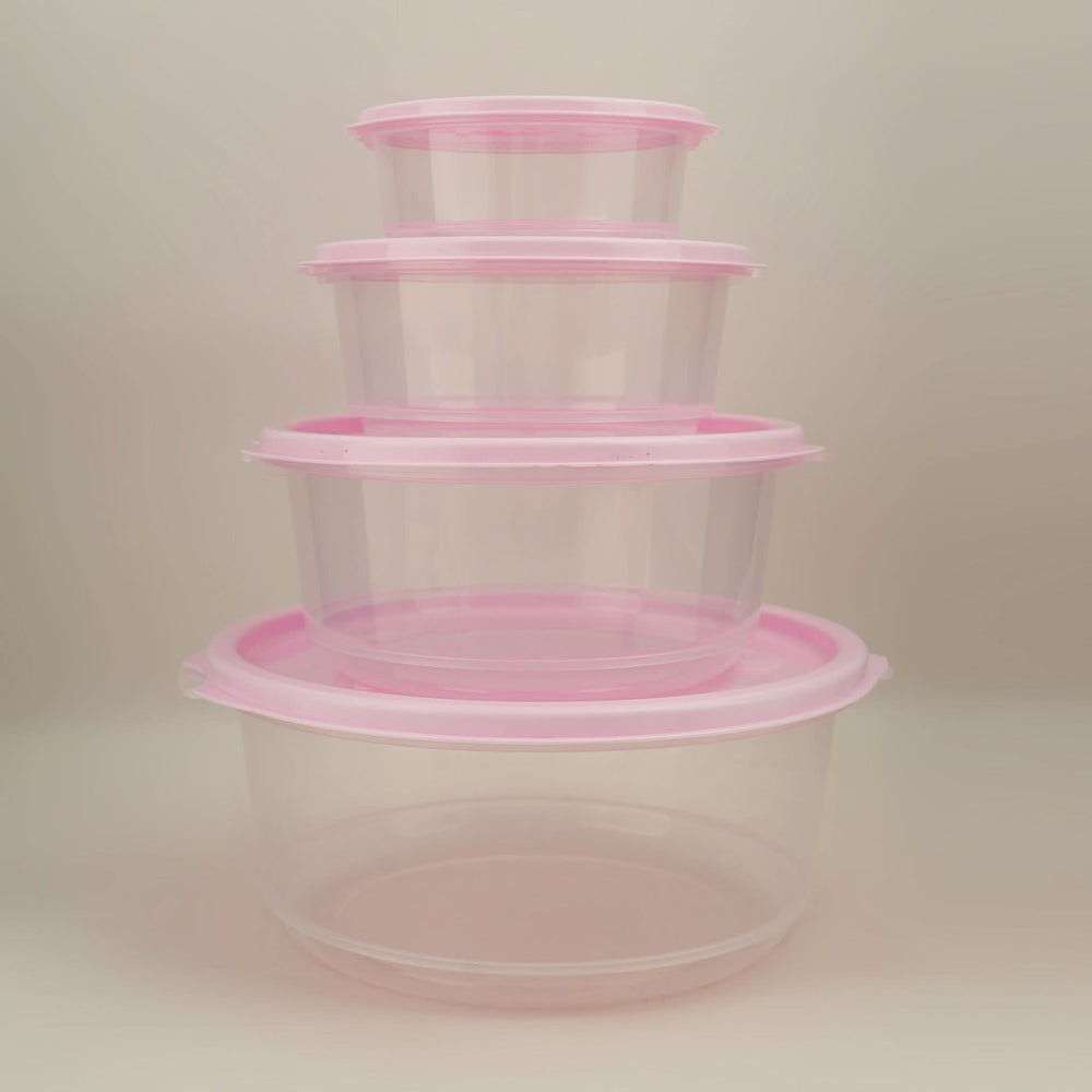 Belli Plastic Ultra Crisper Box 4 in 1 Set - Pink, Storage Boxes, Chase Value, Chase Value