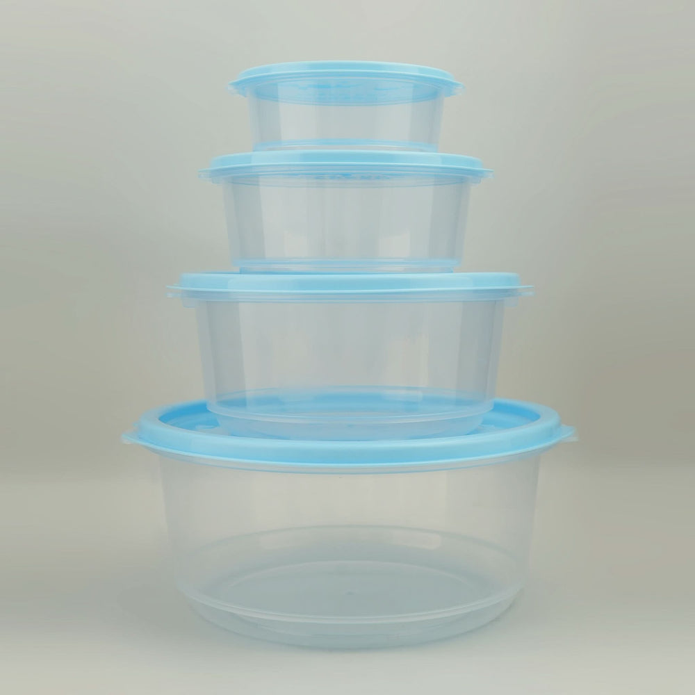 Belli Plastic Ultra Crisper Box 4 in 1 Set - Light Blue, Storage Boxes, Chase Value, Chase Value