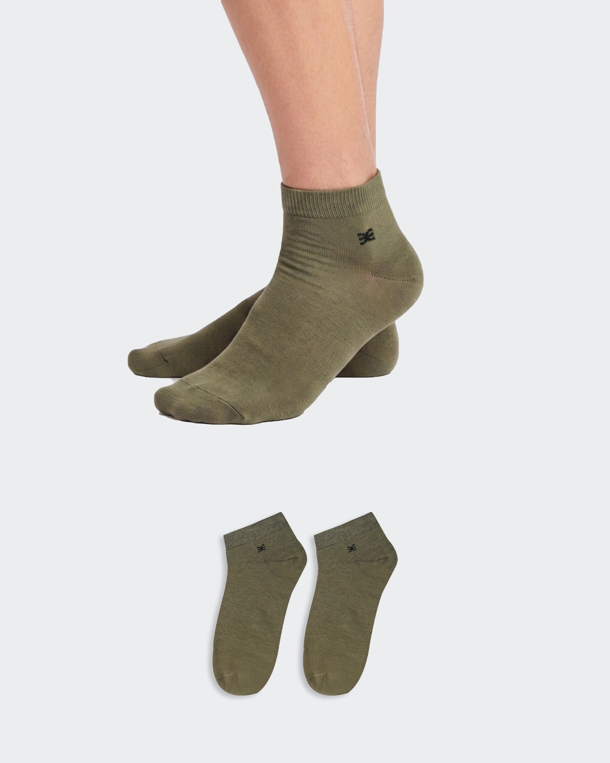 Eminent Men's Plain Ankle Socks