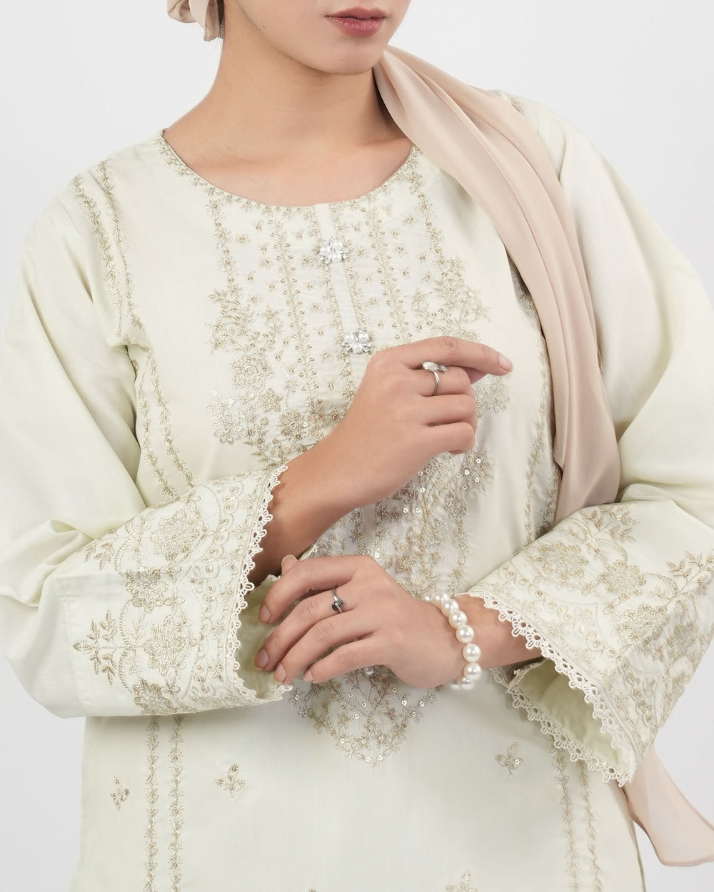 Valuables Women Embroidered 2PCS Suit, Women Shalwar Suits, Chase Value, Chase Value