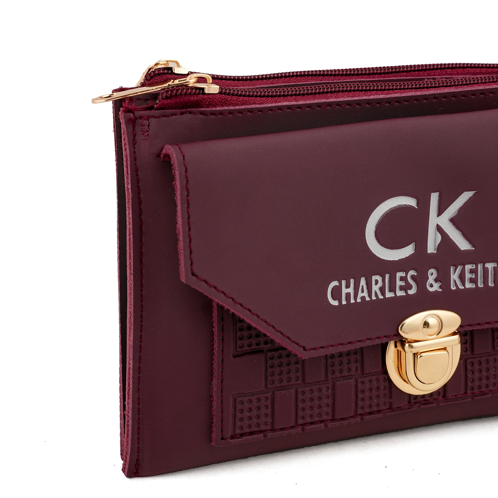 Women's Clutch - Maroon, Women Clutches, Chase Value, Chase Value