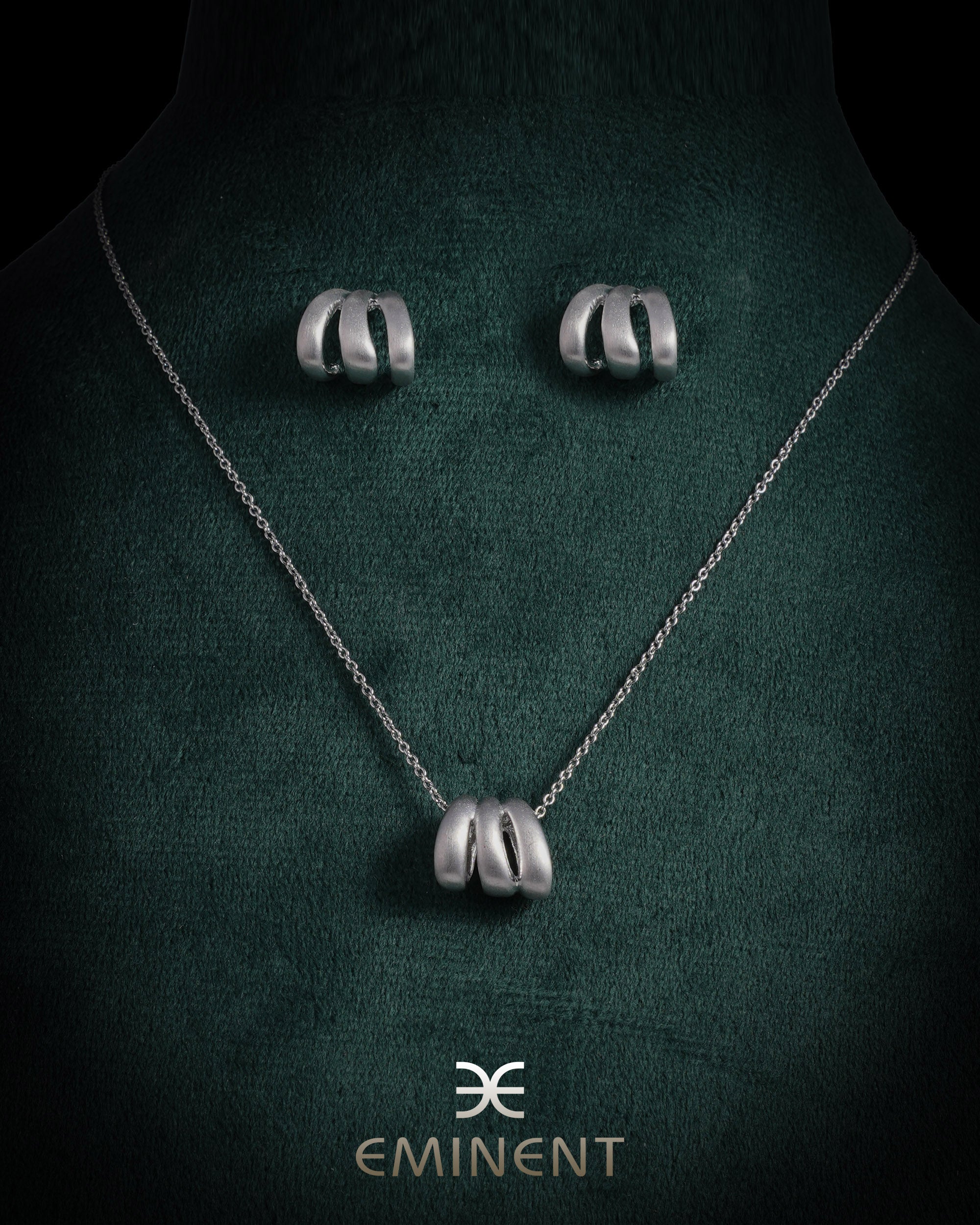 Eminent Women's Chain Locket Earing Set, Girls Jewellery Sets, Eminent, Chase Value