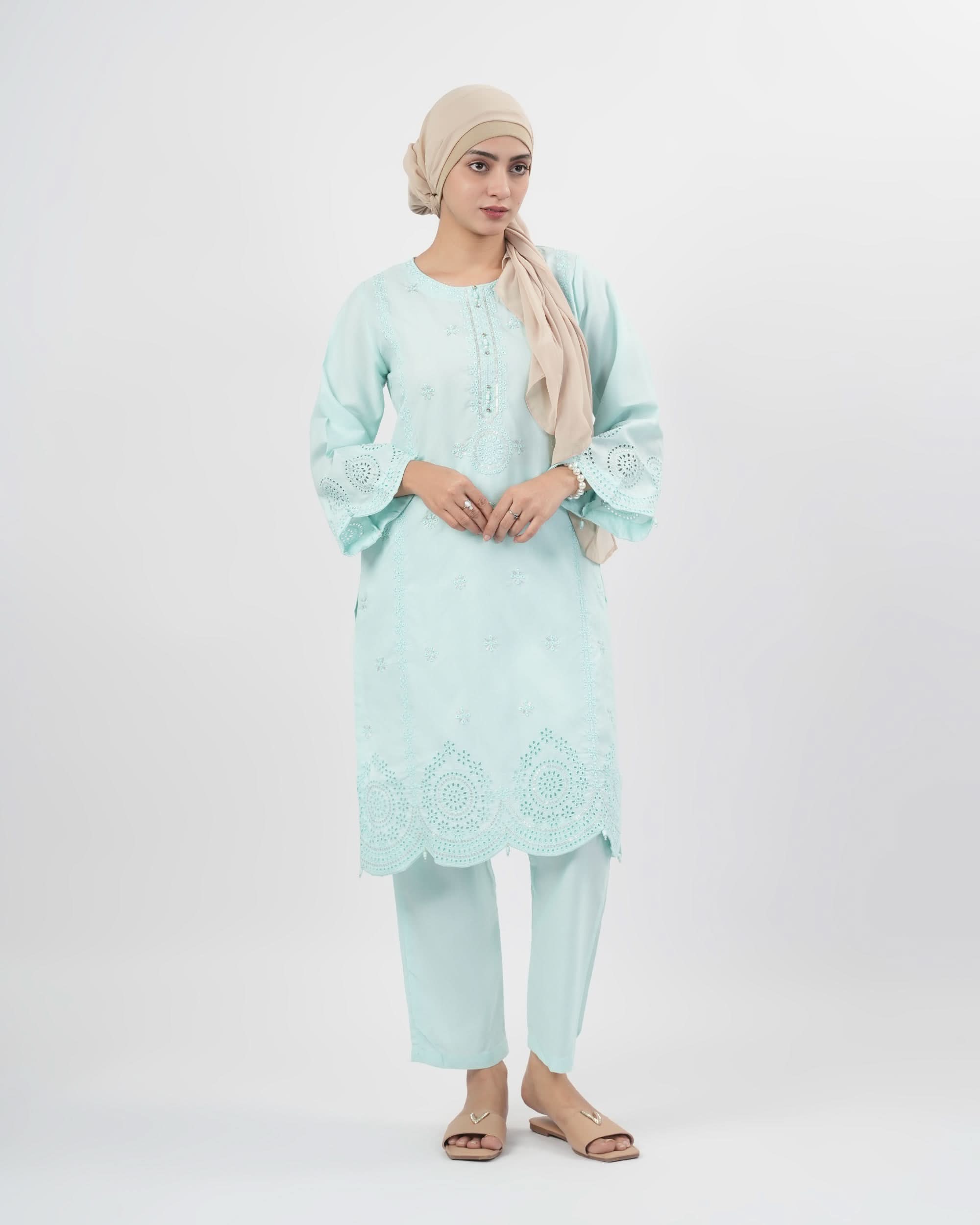 Valuables Women Embroidered 2PCS Suit, Women Shalwar Suits, Chase Value, Chase Value