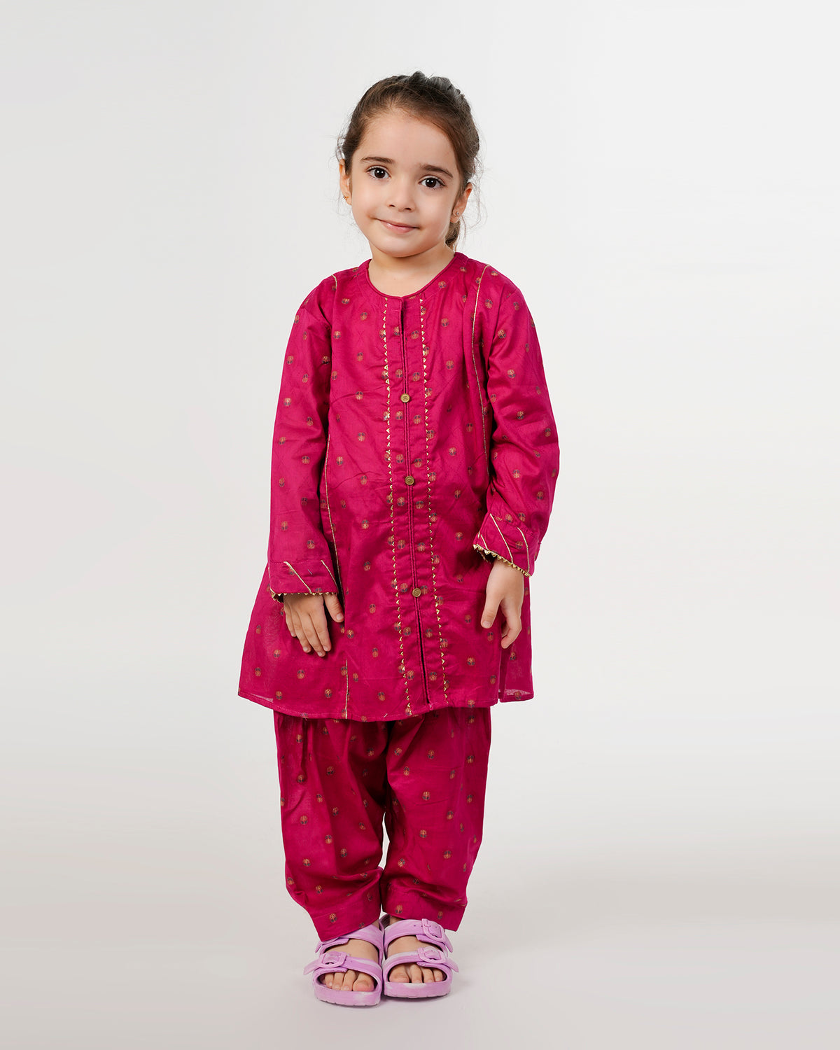 Eminent Girls Printed Shalwar Suit - Pink, Girls Shalwar Kameez, Eminent, Chase Value