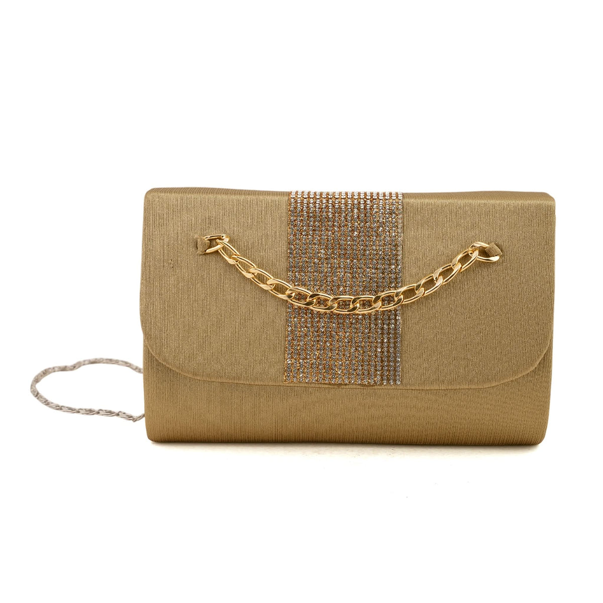 Women's Clutch - Golden, Women Clutches, Chase Value, Chase Value