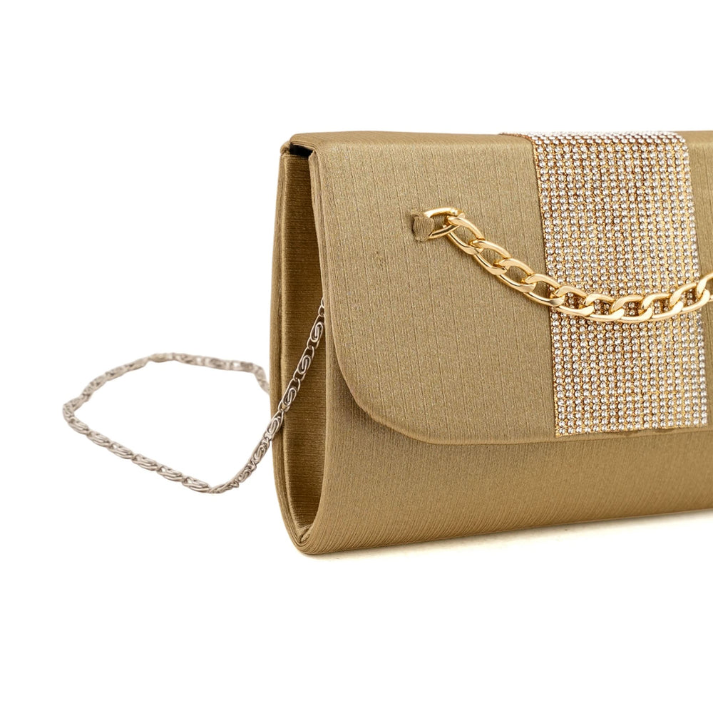 Women's Clutch - Golden, Women Clutches, Chase Value, Chase Value