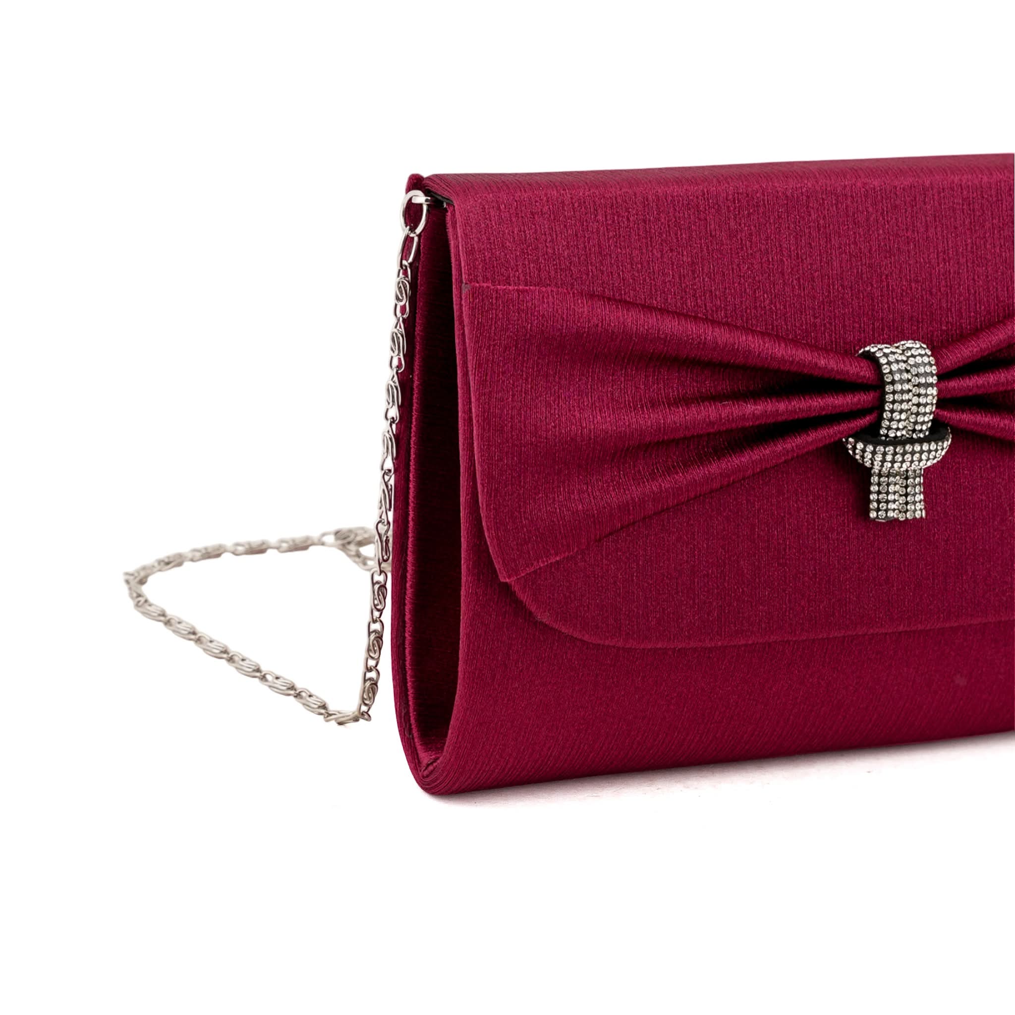 Women's Clutch - Maroon, Women Clutches, Chase Value, Chase Value