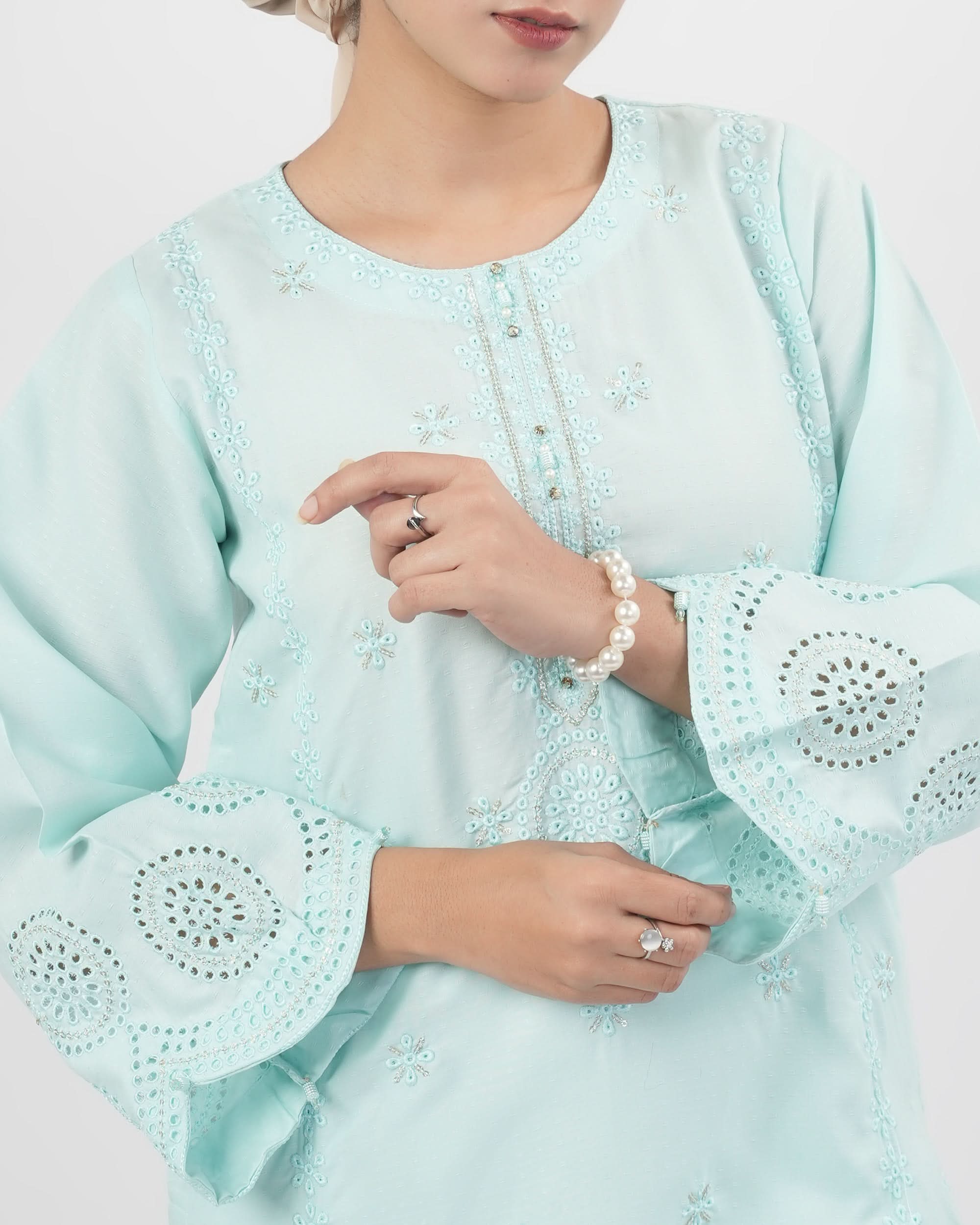Valuables Women Embroidered 2PCS Suit, Women Shalwar Suits, Chase Value, Chase Value