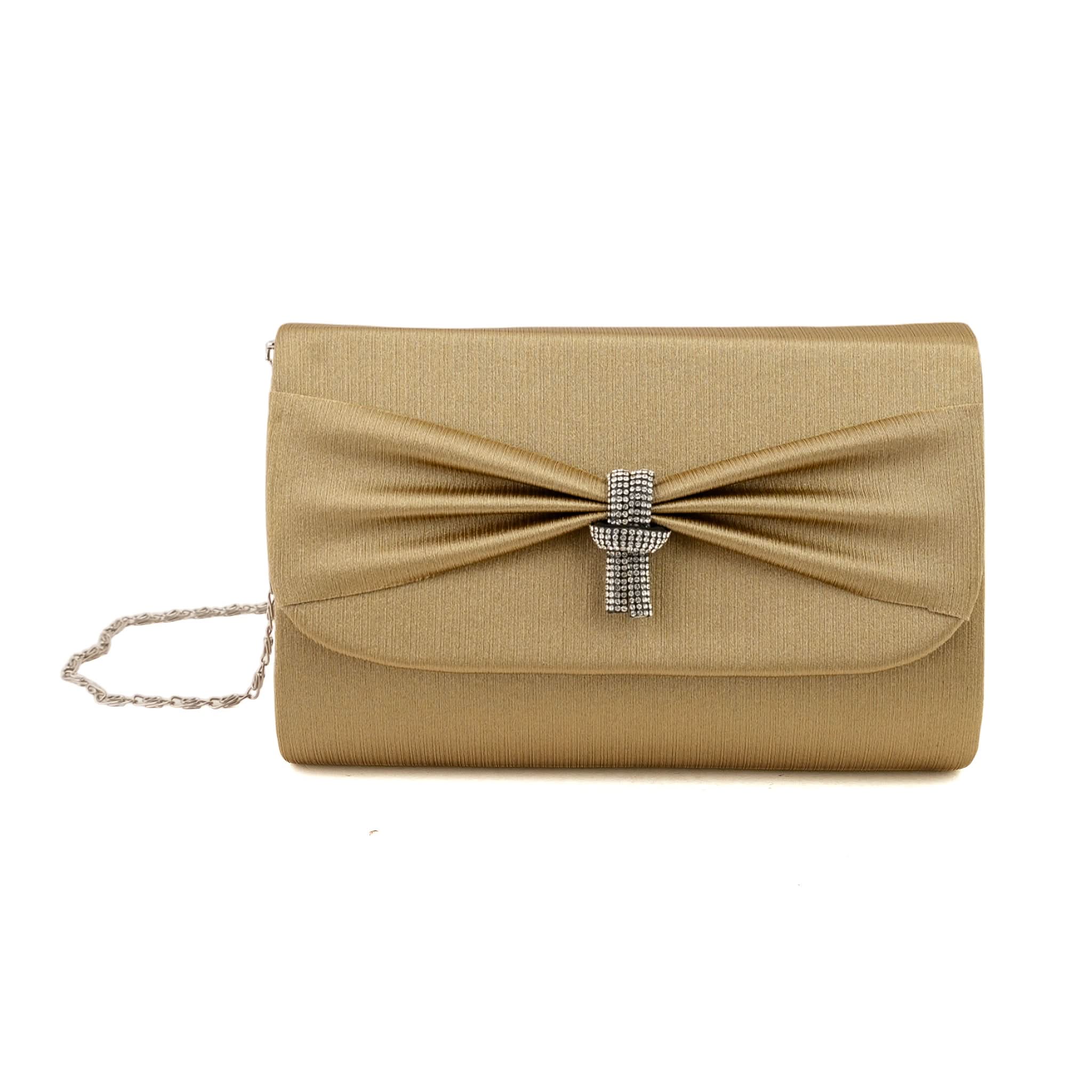 Women's Clutch - Golden, Women Clutches, Chase Value, Chase Value