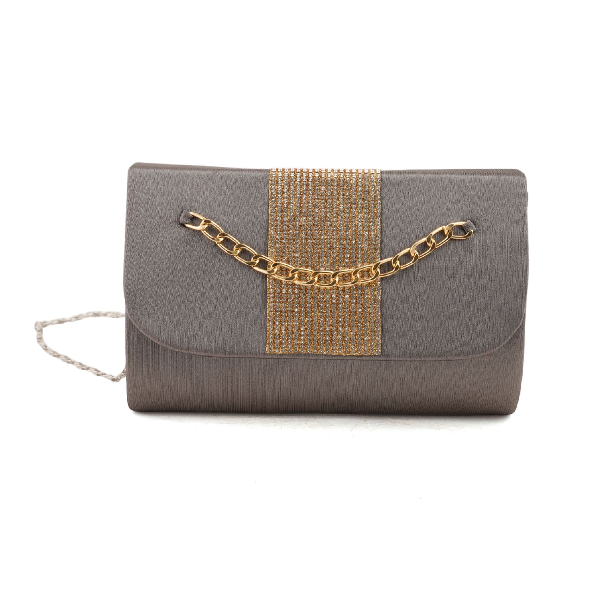 Women's Clutch - Grey, Women Clutches, Chase Value, Chase Value