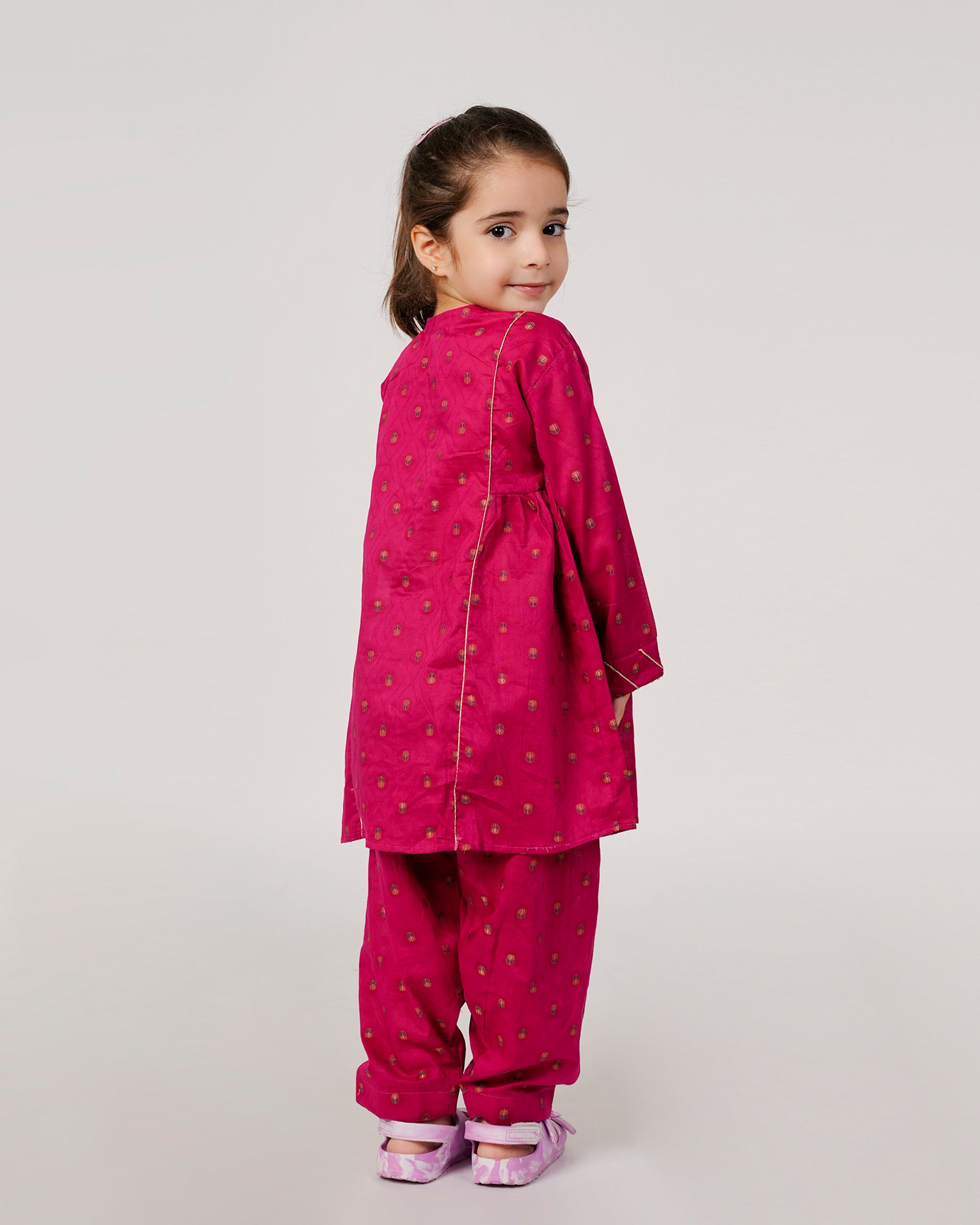 Eminent Girls Printed Shalwar Suit - Pink, Girls Shalwar Kameez, Eminent, Chase Value