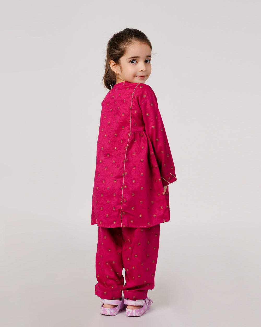 Eminent Girls Printed Shalwar Suit - Pink, Girls Shalwar Kameez, Eminent, Chase Value