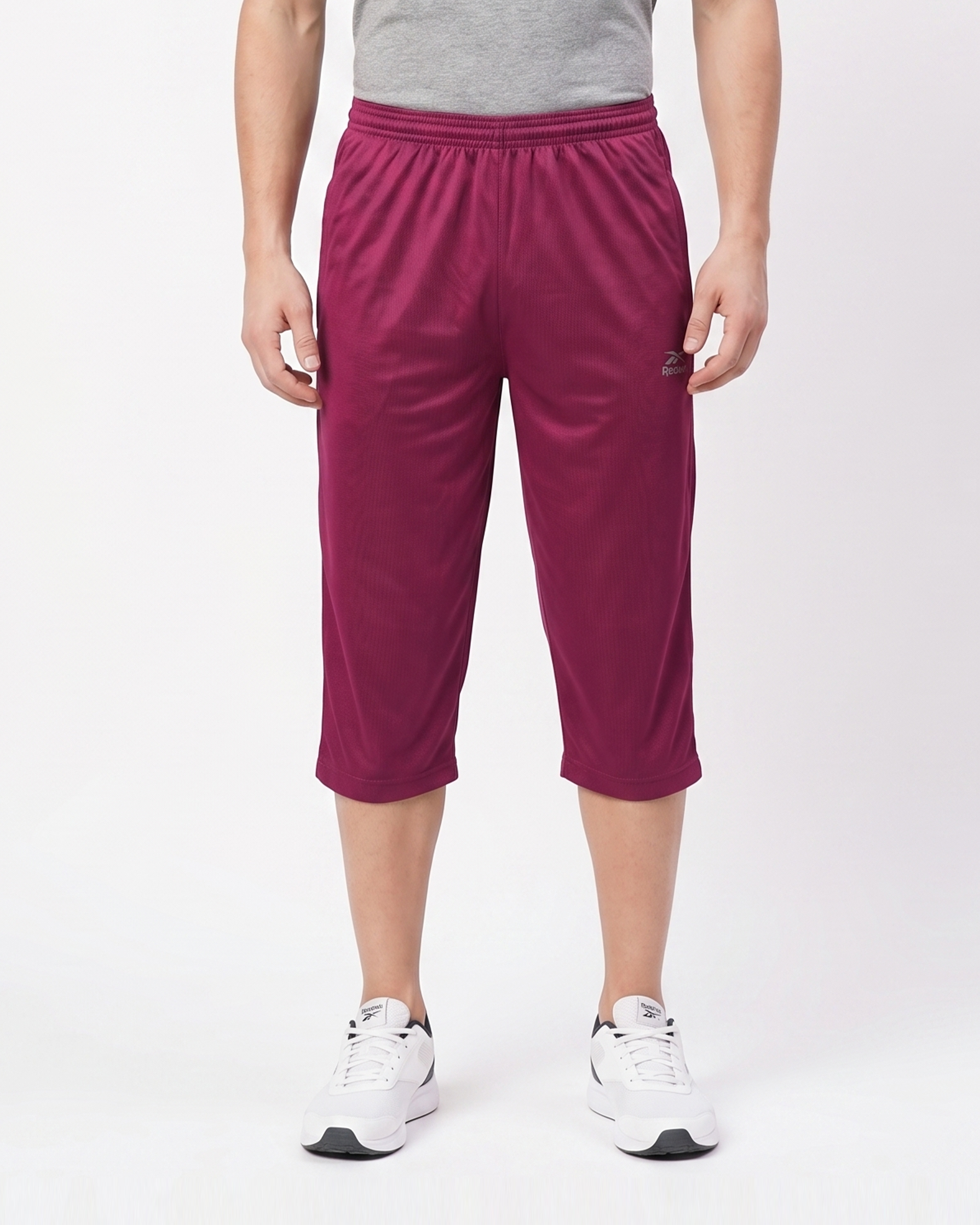 Men's Plain Three Quarter Shorts