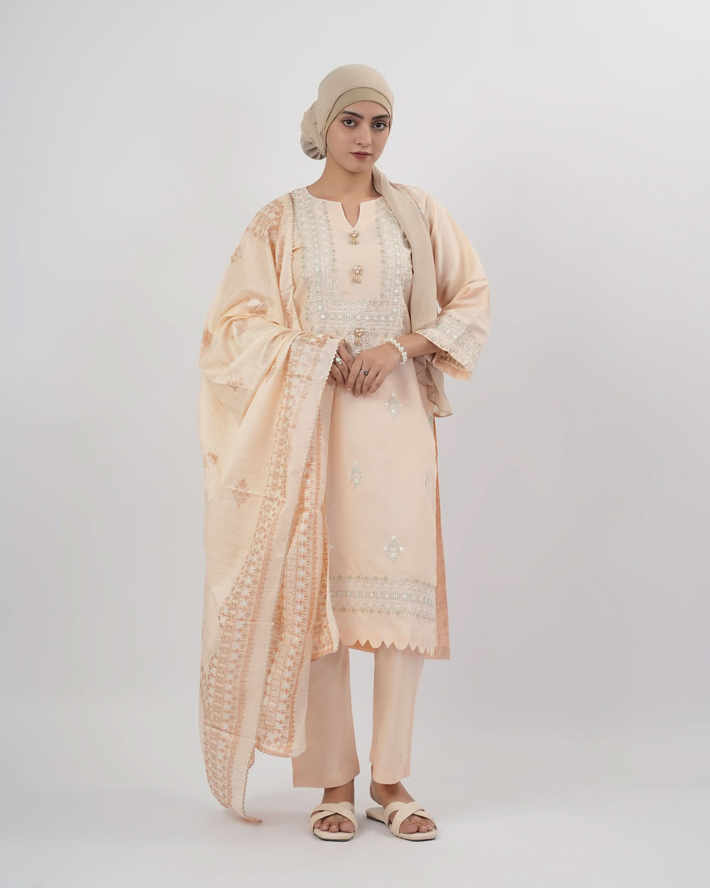 Valuables Women Embroidered 3Pcs Suit, Women Shalwar Suits, Chase Value, Chase Value