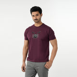 Eminent Men's Half Sleeves T-Shirt - Maroon, Men's T-Shirts & Polos, Eminent, Chase Value