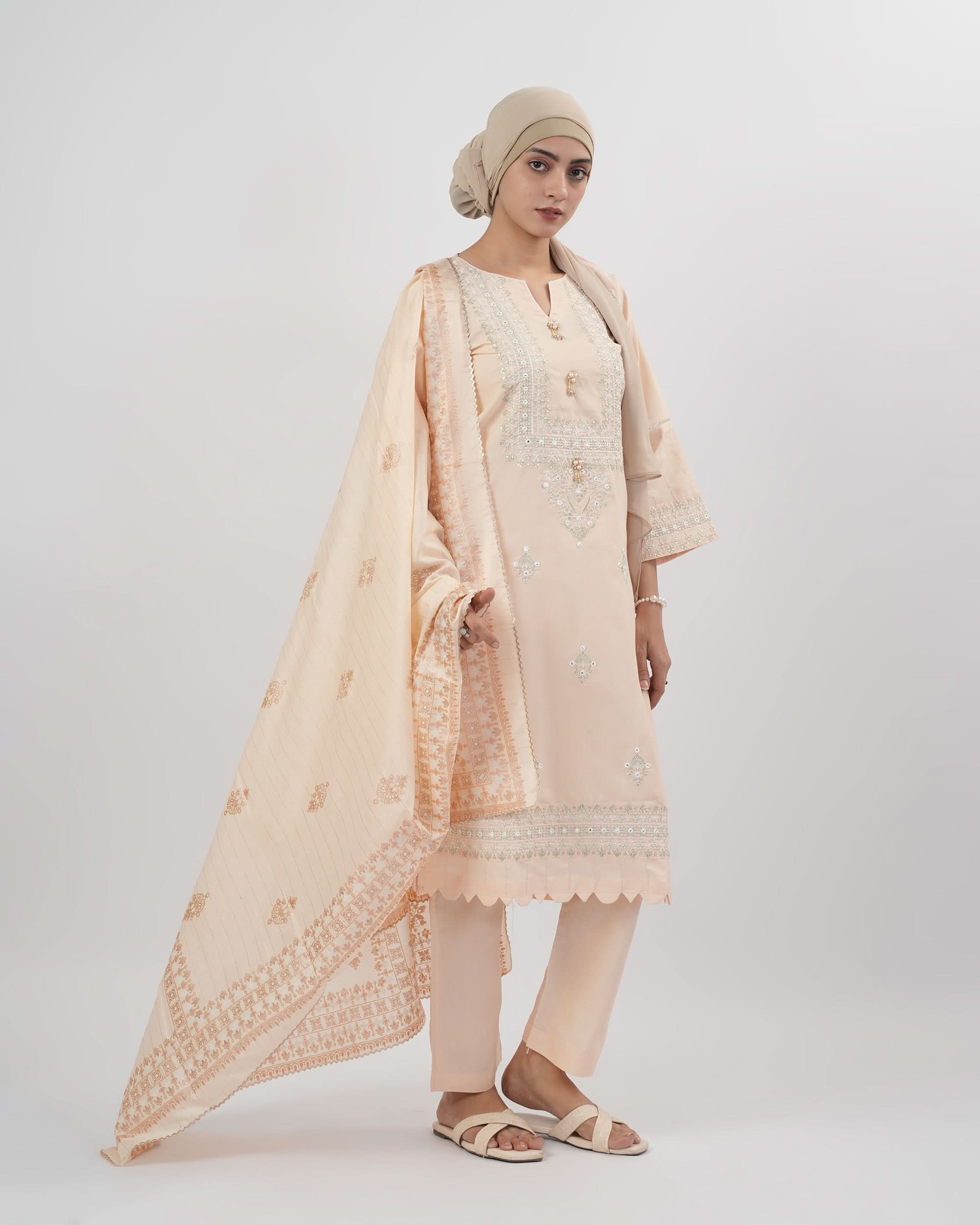 Valuables Women Embroidered 3Pcs Suit, Women Shalwar Suits, Chase Value, Chase Value