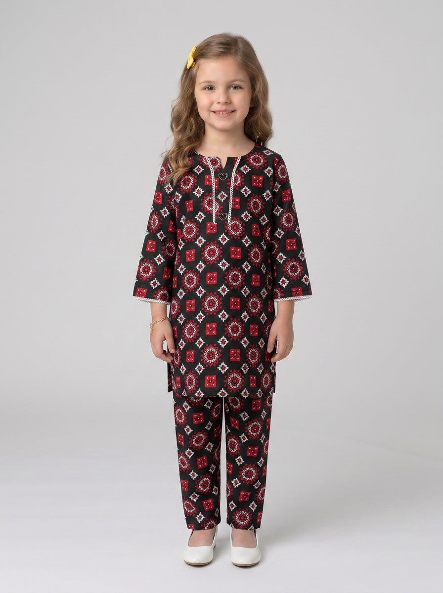 Girls' Basic 2 Pc Suit