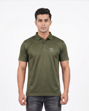 Men's Half Sleeves Plain Polo T-Shirt
