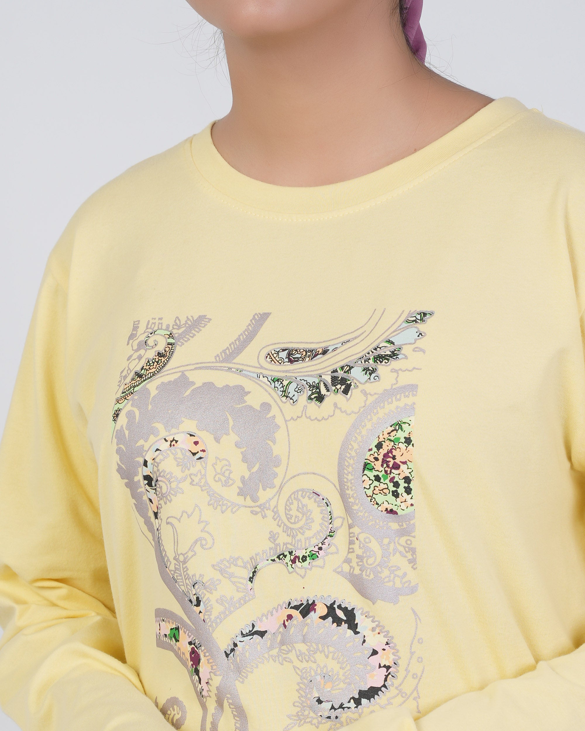 Valuables Printed Full Sleeves T-Shirt, Girls T-Shirts, Chase Value, Chase Value