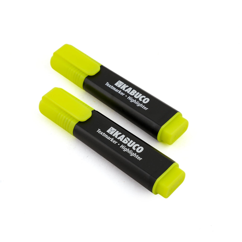 Neon Yellow Highlighter – 2-Pack Bright Markers for Study & Office Use, Coloring Tools, Chase Value, Chase Value