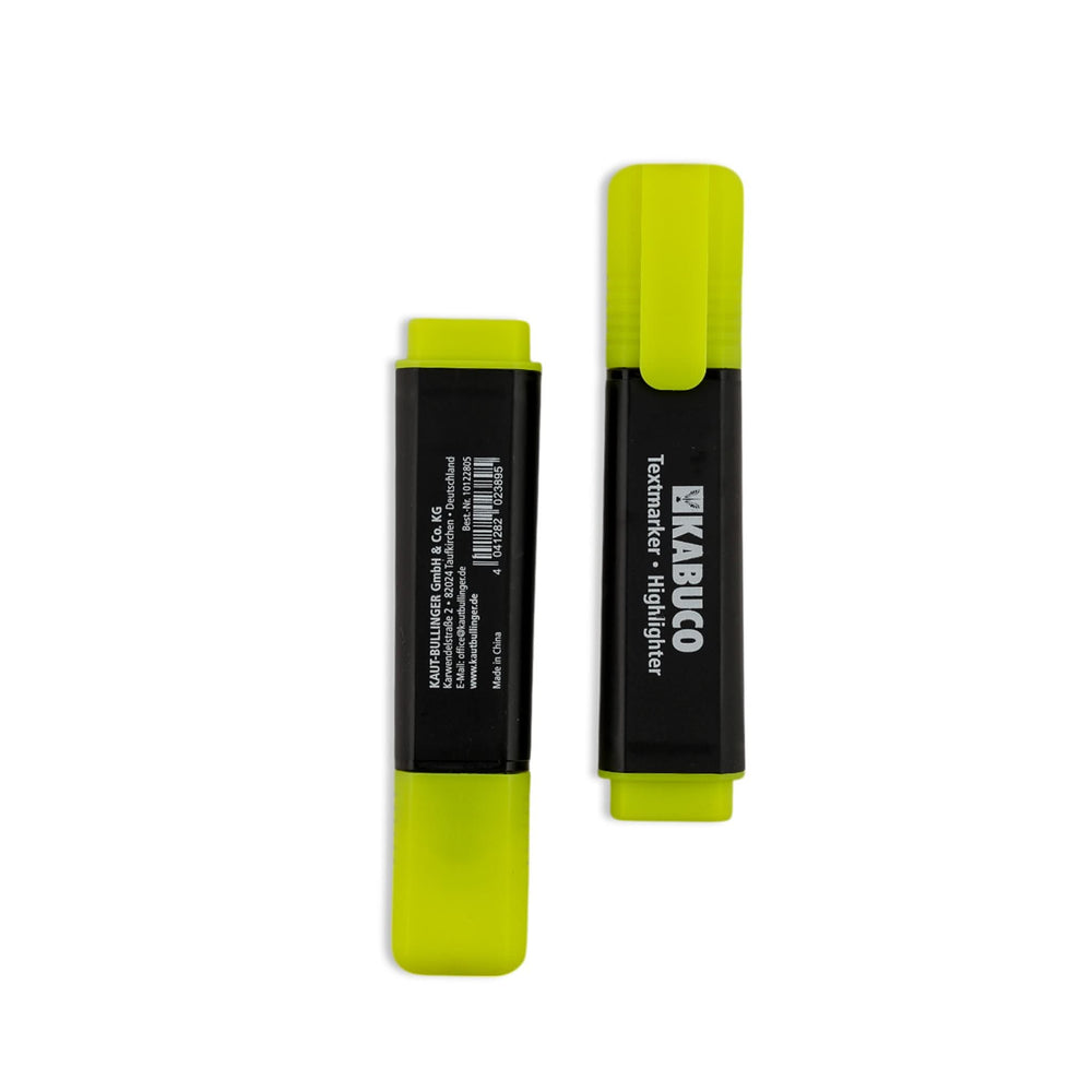 Neon Yellow Highlighter – 2-Pack Bright Markers for Study & Office Use, Coloring Tools, Chase Value, Chase Value