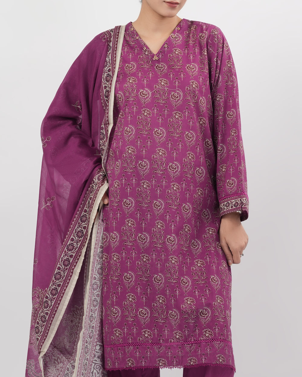 Eminent Women Printed 3PCS Suit, Women Shalwar Suits, Eminent, Chase Value