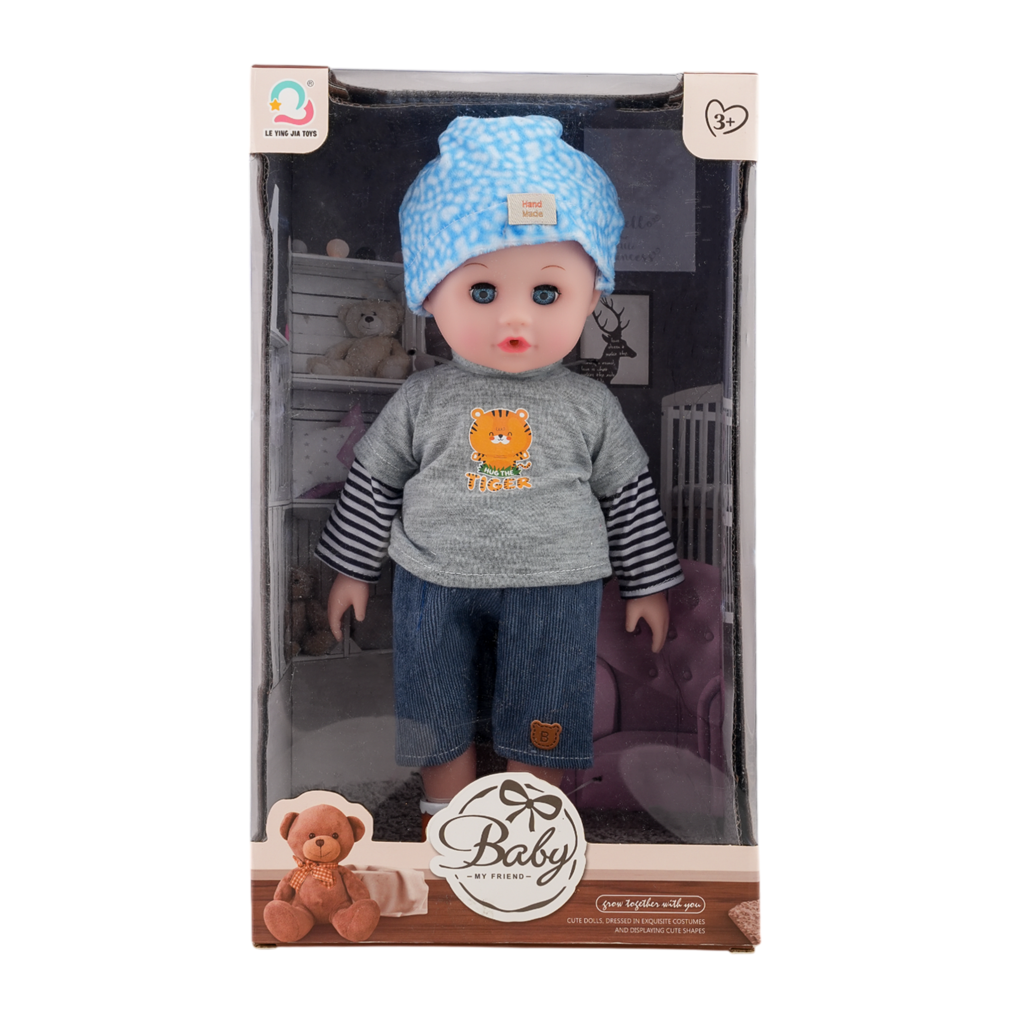 Vinyl Doll – 34CM Soft-Body Doll for Kids’ Imaginative Play, Dolls & House, Chase Value, Chase Value