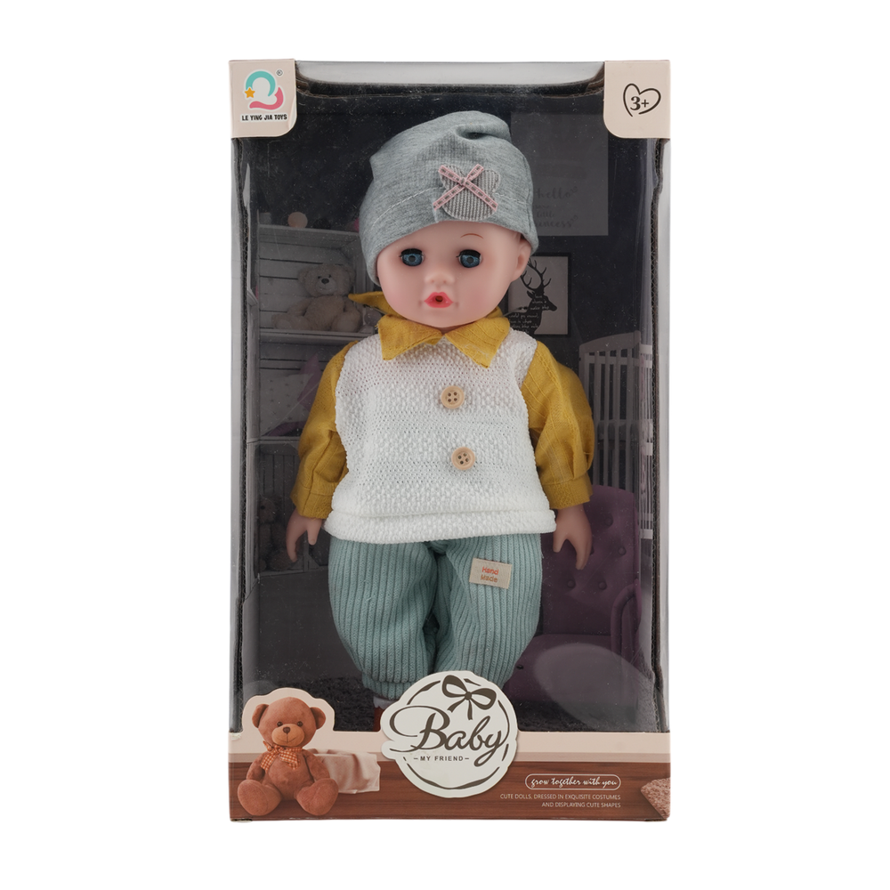 Vinyl Doll – 34CM Soft-Body Doll for Kids’ Imaginative Play, Dolls & House, Chase Value, Chase Value