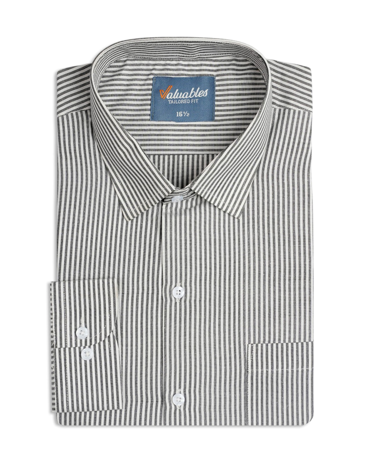 Valuables Men's Stripe Formal Shirt