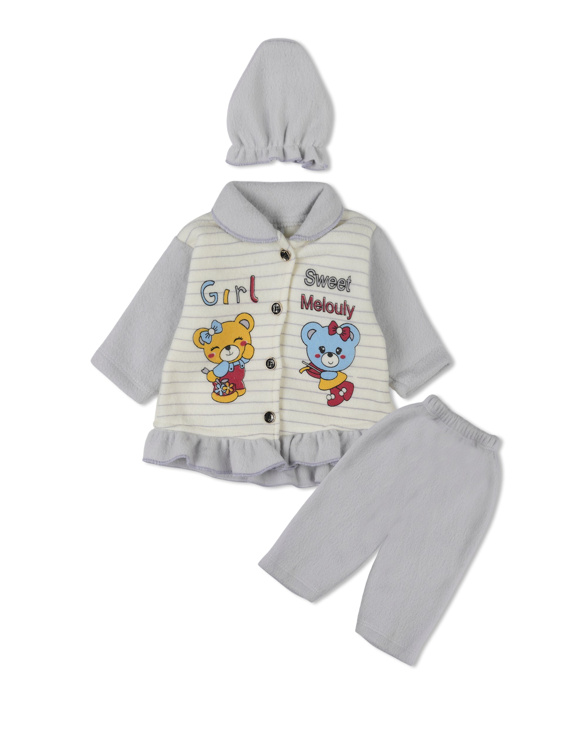 Newborn Girls Full Sleeves Suit, Newborn Girls Winter Sets & Suits, Chase Value, Chase Value