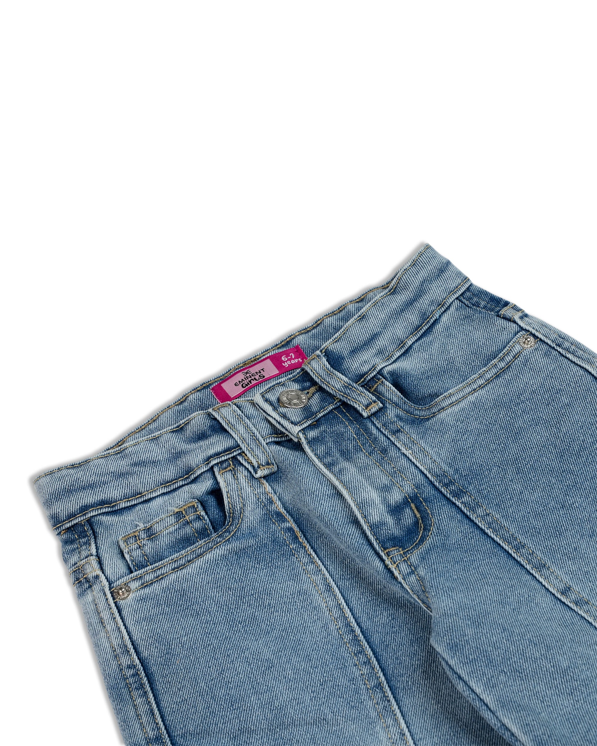 Eminent Girl Wide Leg Denim Pant