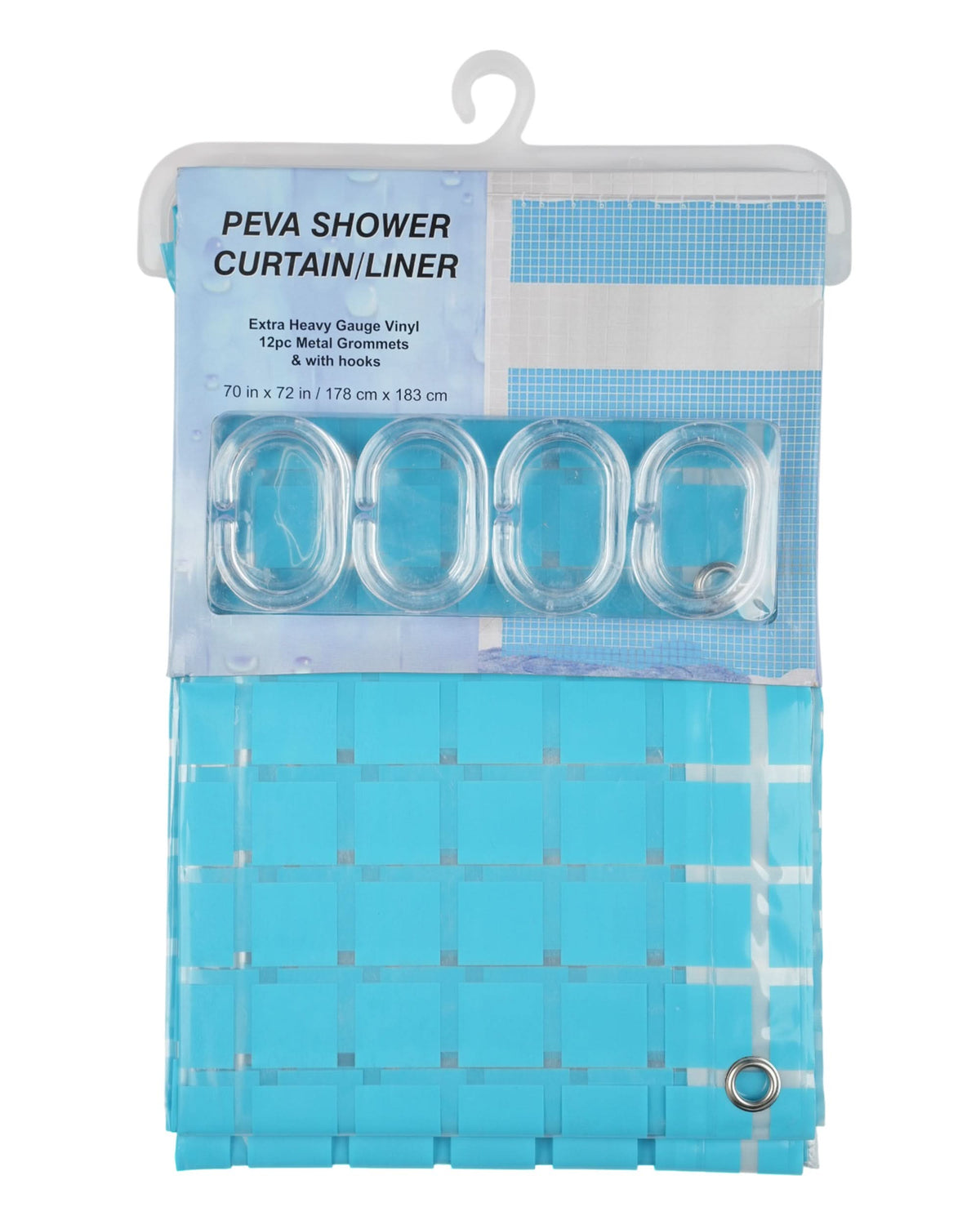 PEVA Shower Curtain 180x200, Shower Curtain, Chase Value, Chase Value