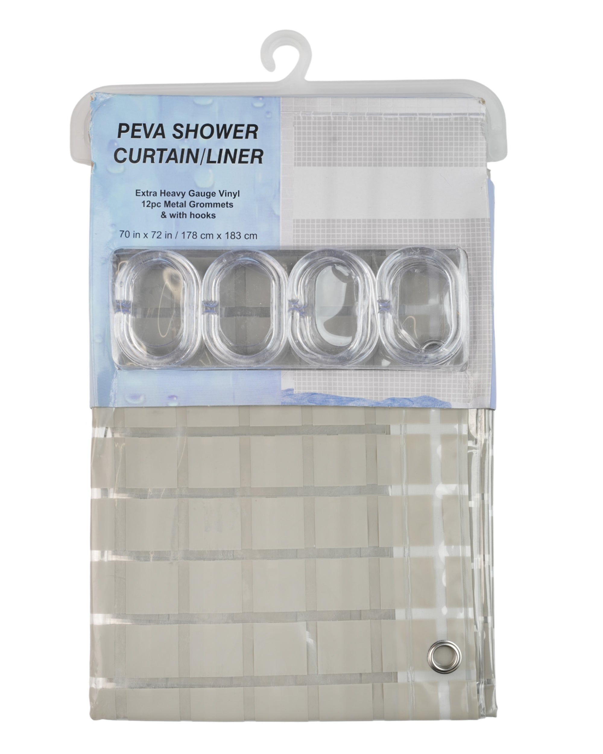 PEVA Shower Curtain 180x200