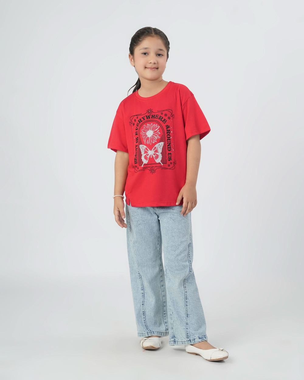 Valuables Girls Half Sleeves T-Shirt, Girls T-Shirts, Chase Value, Chase Value