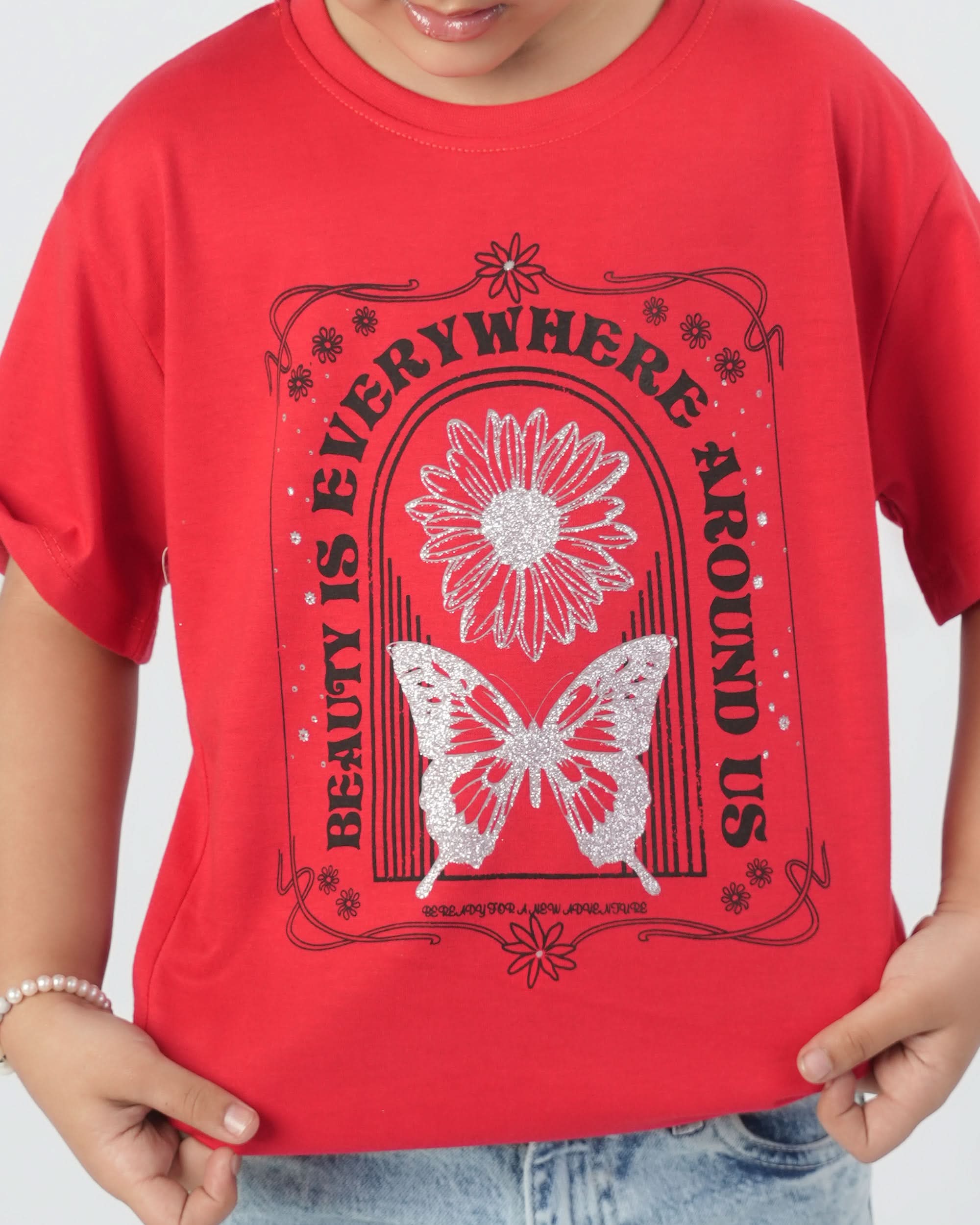 Valuables Girls Half Sleeves T-Shirt, Girls T-Shirts, Chase Value, Chase Value