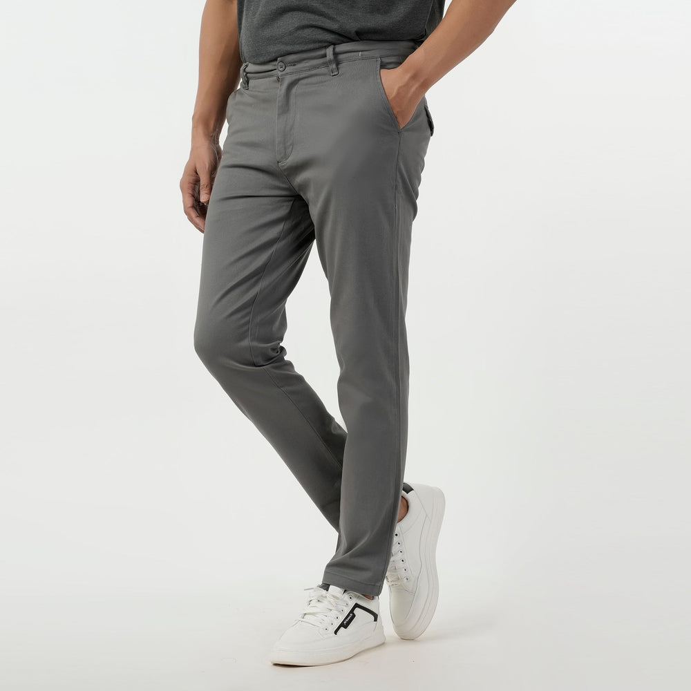 Eminent Men's Cotton Chinos Pant - Charcoal, Men's Casual Pants & Jeans, Eminent, Chase Value