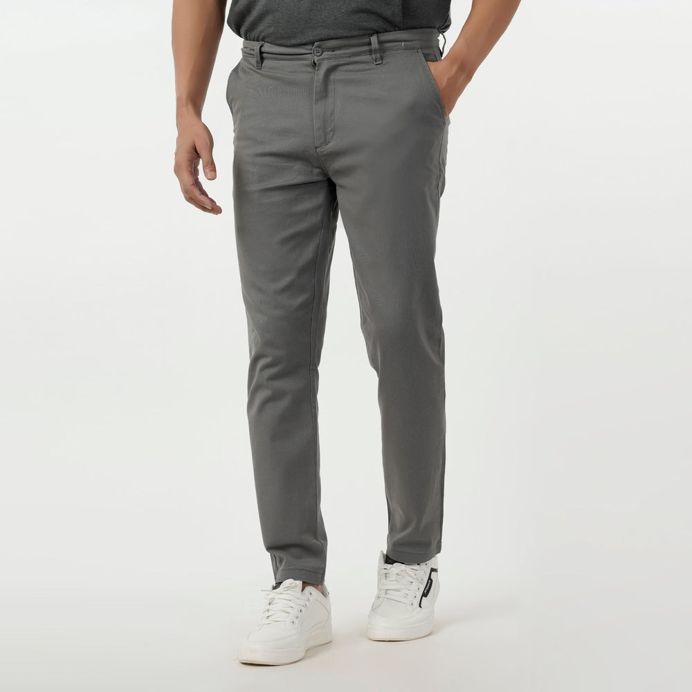 Eminent Men's Cotton Chinos Pant - Charcoal, Men's Casual Pants & Jeans, Eminent, Chase Value