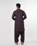 Eminent Men's Stitched Shalwar Suit - Burgundy, Men's Shalwar Kameez, Eminent, Chase Value