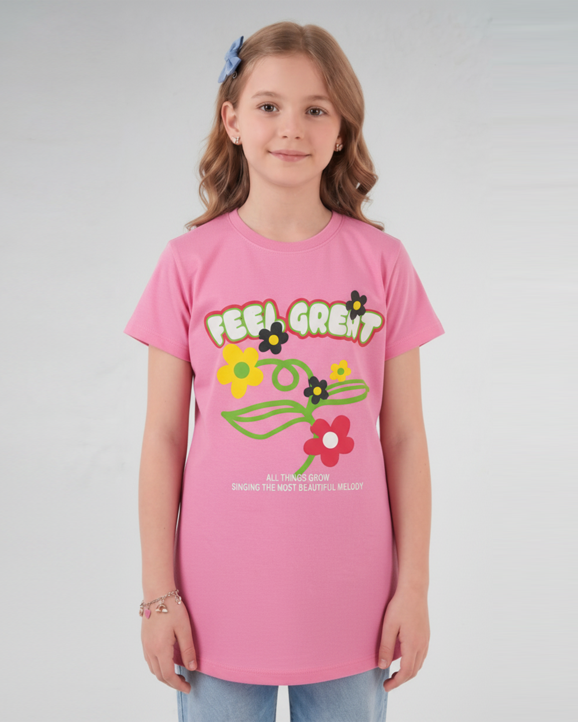 Valuables Girls' Half Sleeves T-Shirt, Girls T-Shirts, Valuables, Chase Value