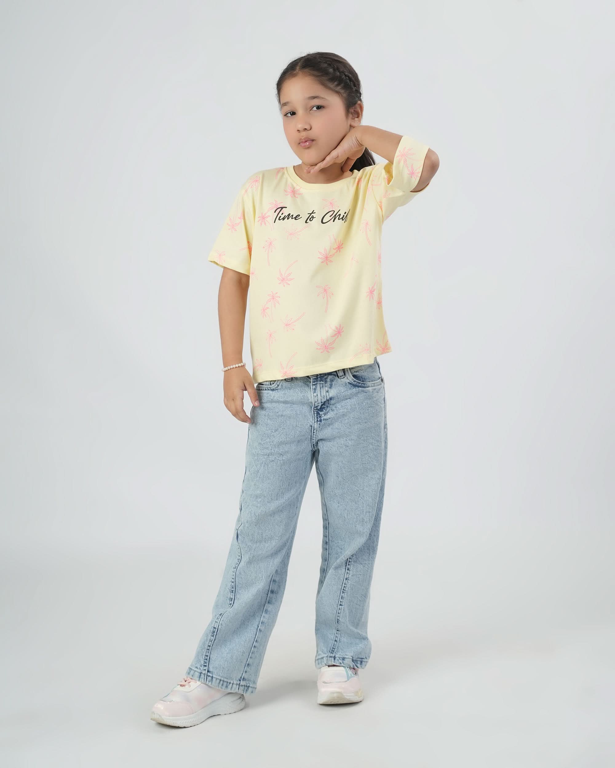 Valuables Girls Half Sleeves T-Shirt, Girls T-Shirts, Chase Value, Chase Value