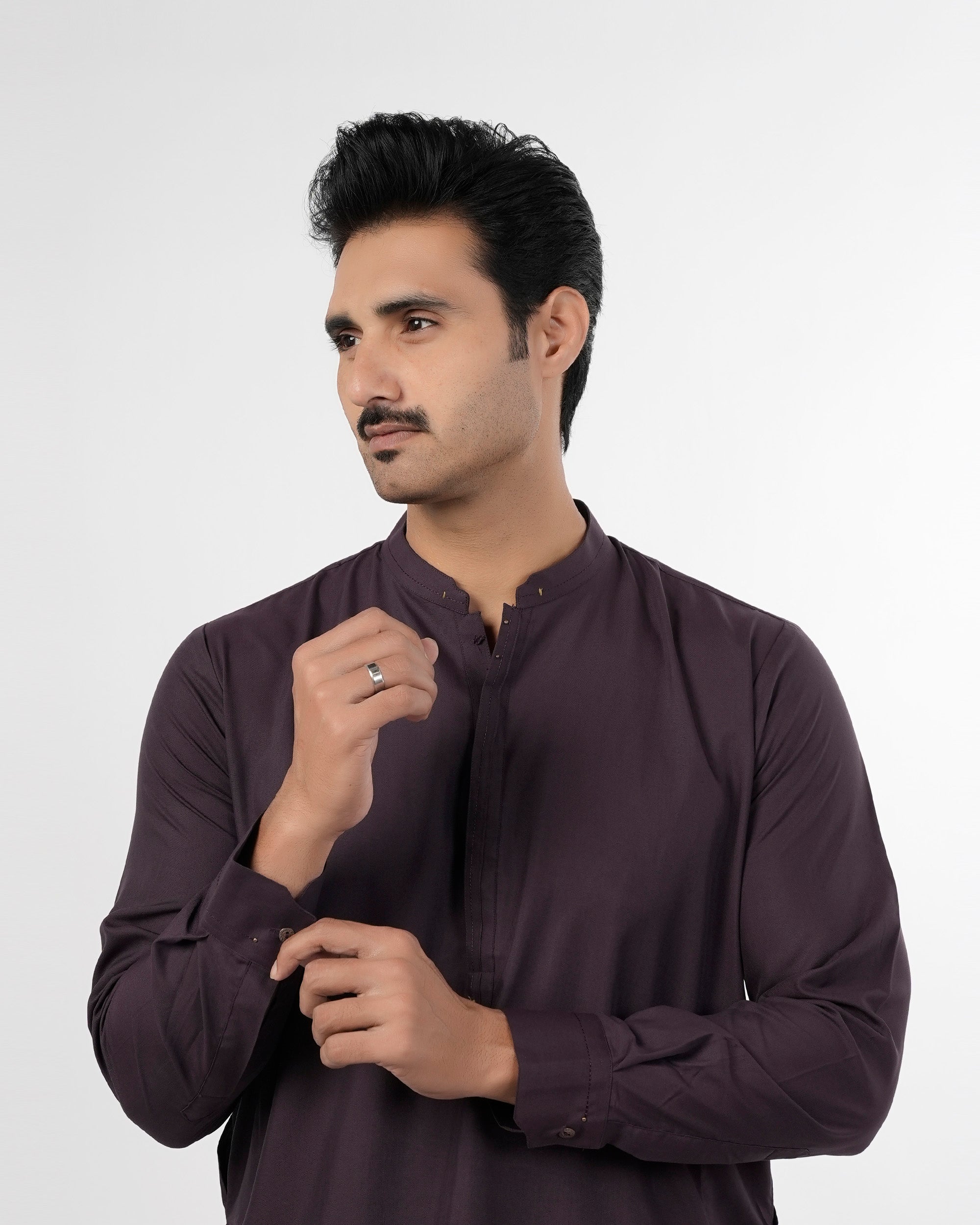 Eminent Men's Stitched Shalwar Suit - Burgundy, Men's Shalwar Kameez, Eminent, Chase Value
